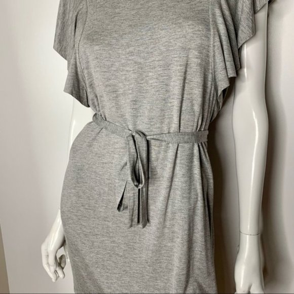SOLD Sears Gray Butterfly Sleeve T-shirt Dress NWOT,  Sz M - Picture 3 of 13